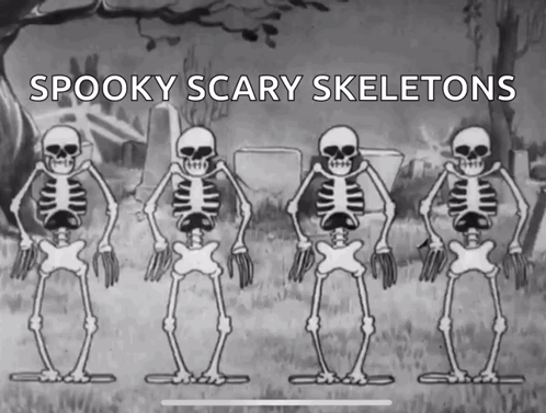Skeleton Dance Spooky Scary Skeletons GIF
