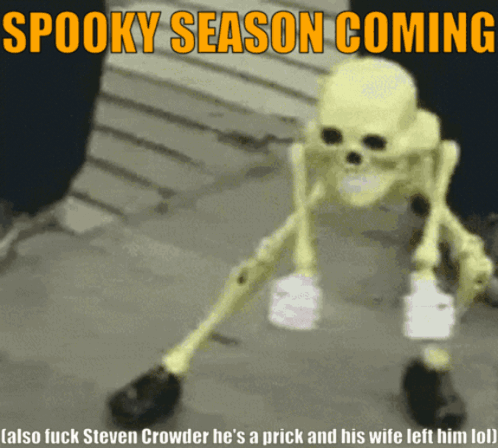 Skeleton Dance Spooky Season Coming GIF