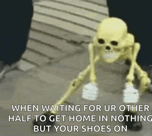 Skeleton Dance Your Shoes On GIF