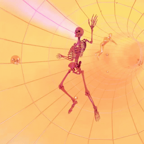 Skeleton Dancing In Dry Heat GIF