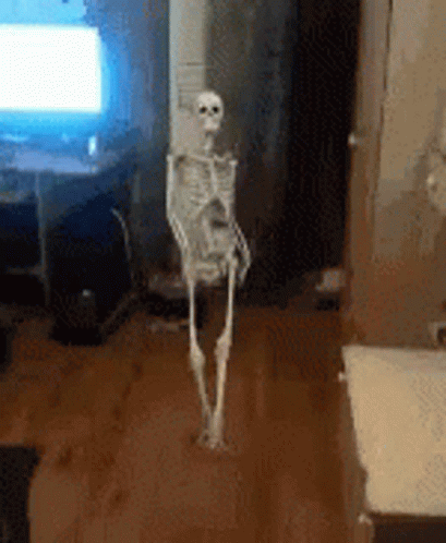 Skeleton Dancing Soft Dance Moves GIF