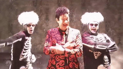 Skeleton David Pumpkins Spank Meme GIF