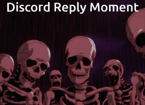 Skeleton Discord Reply Moment Meme GIF