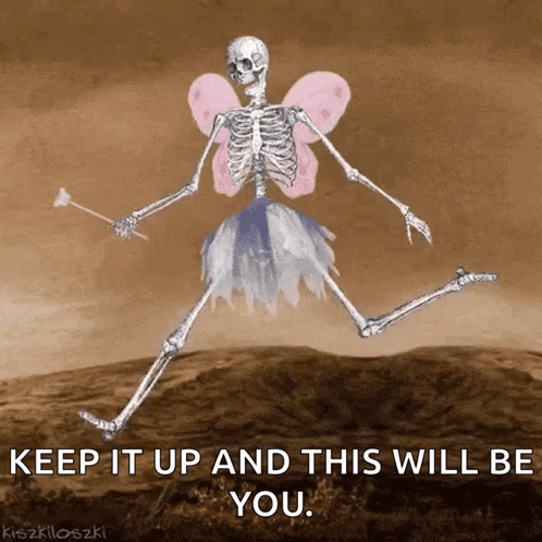 Skeleton Fairy Keep It Up