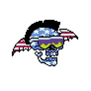 Skeleton in Sunglasses and Scarf