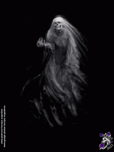 Skeleton In White Dress 2012 GIF