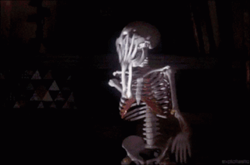 Skeleton It's Happening GIF