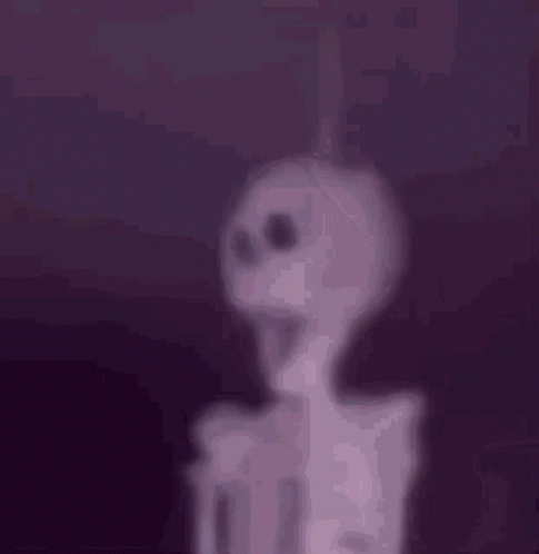 Skeleton Hanging On Ceiling Fan Meme GIF