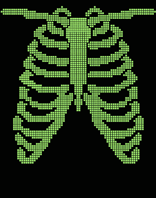 Skeleton Ribs Tetris GIF