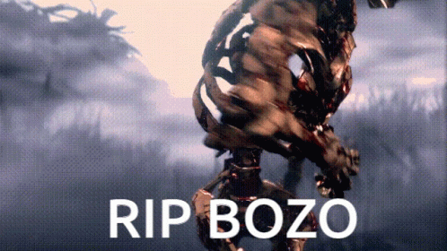 Skeleton RIP Bozo GIF