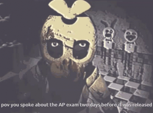 Skeleton Saying Pov You Spoke About Ap Exam