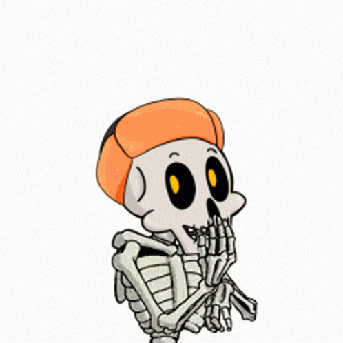 Skeleton Saying That's a Little Humerus