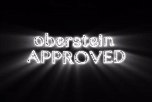 Skeleton Standing Before Oberstein Approved Sign GIF