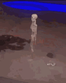 Skeleton Standing Still GIF