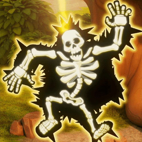 Skeleton with Crown