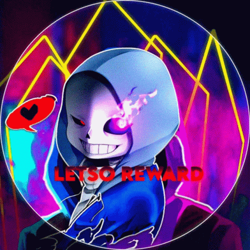 Skeleton With Letso Reward GIF