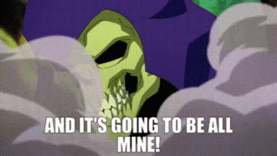 Skeletor All Be Mine He-Man Tv Show GIF