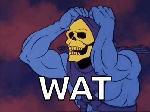 Skeletor Holding Head With Wat Above