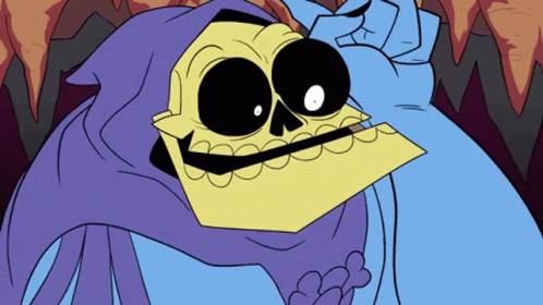 Skeletor in Purple Hood