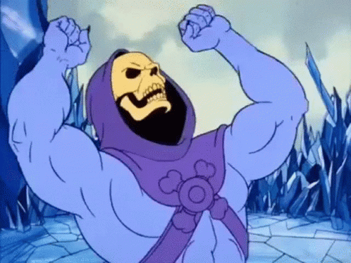 Skeletor Masters of the Universe Flexing Muscles