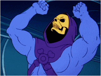 Skeletor Shake Fist Masters Of The Universe GIF
