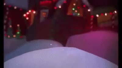 Skellington Dancing While Snowing GIF