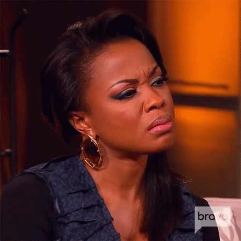 Skeptical Phaedra Parks Make Face GIF