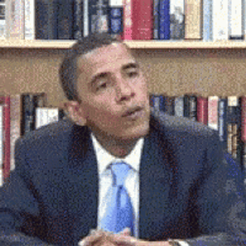 Skeptical Barrack Obama Contemplating GIF