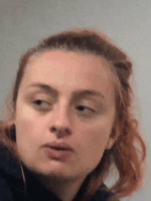 Skeptical Lady Doubtful Thinking GIF