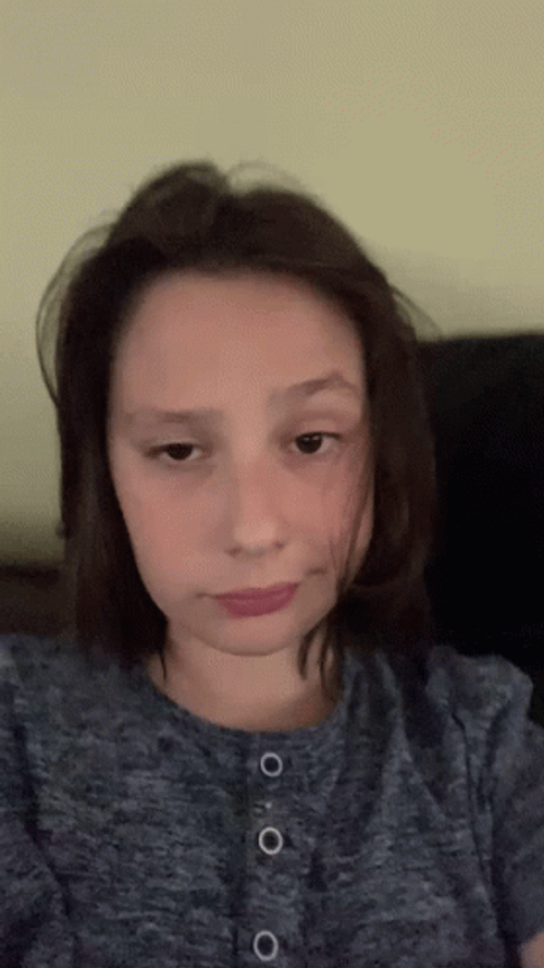 Skeptical Lady Eyebrow Twitch GIF