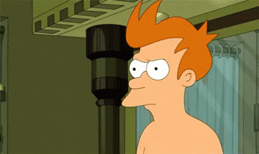Skeptical Philip J Fry Futurama GIF