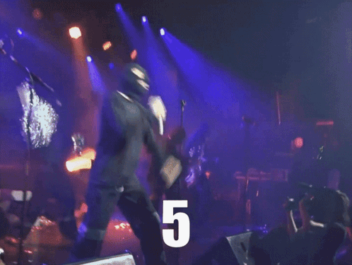 Ski Mask Man Singing Into Microphone Number 2