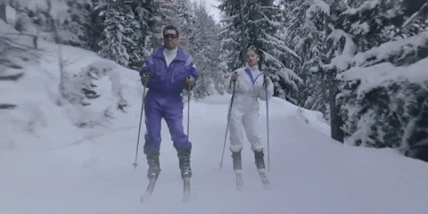Ski Together With Dance GIF