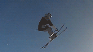 Ski Trick Loop Mountain GIF