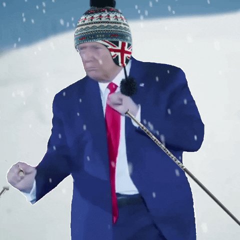 Ski Trump Dance GIF