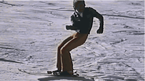 Ski With Invisible Cable GIF