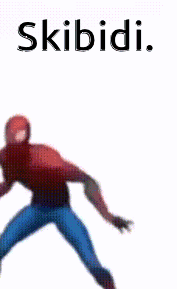 Skibidi Bop Spiderman Dance GIF