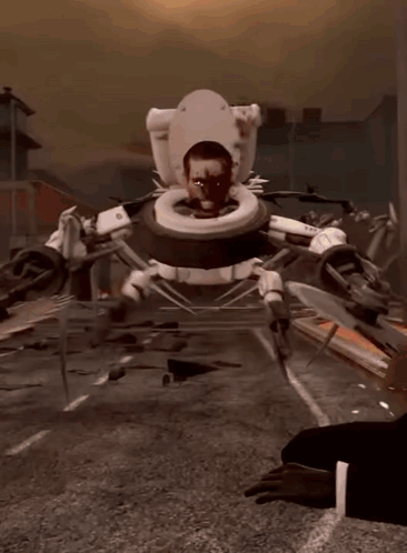 Skibidi Toilet Explode GIF