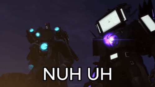 Skibidi Toilet No No GIF