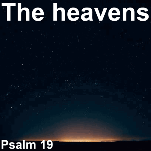 Skies Proclaim Work of His Hands