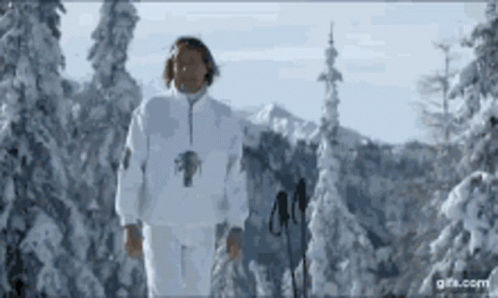 Skiing Dancing Vibing Snow GIF