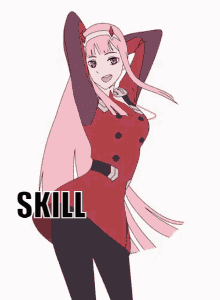 Skill Issue Zero Two Dance GIF