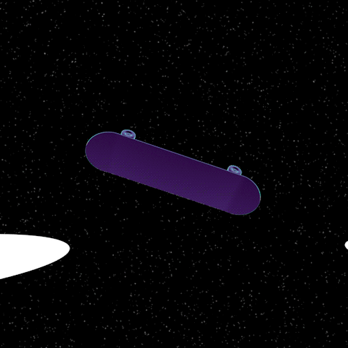 Skillful Digital Art Skateboard GIF