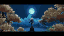 Skillful Xiao At Night GIF