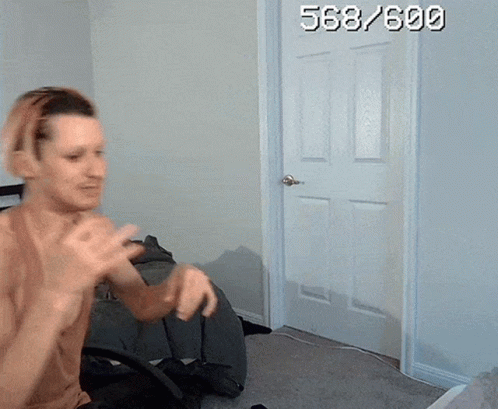 Skinny Guy Open The Door GIF