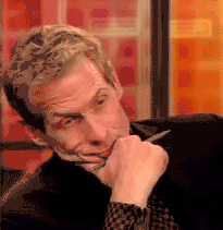 Skip Bayless Displeased Shaking Head No GIF