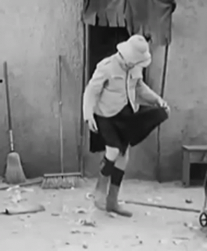 Dancing Stan Laurel Skirt GIF