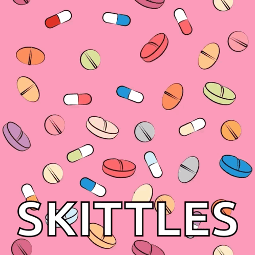 Skittles Candy Medicine GIF