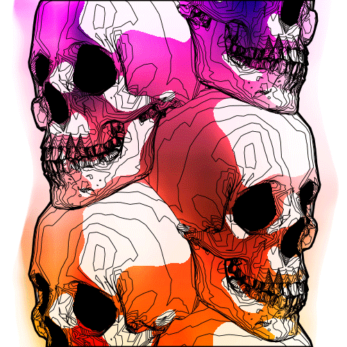 Skull Crushers Colorful GIF