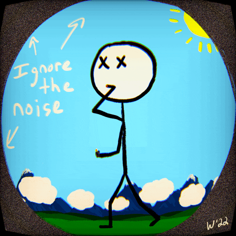 Skull Crushers Ignore The Noise GIF